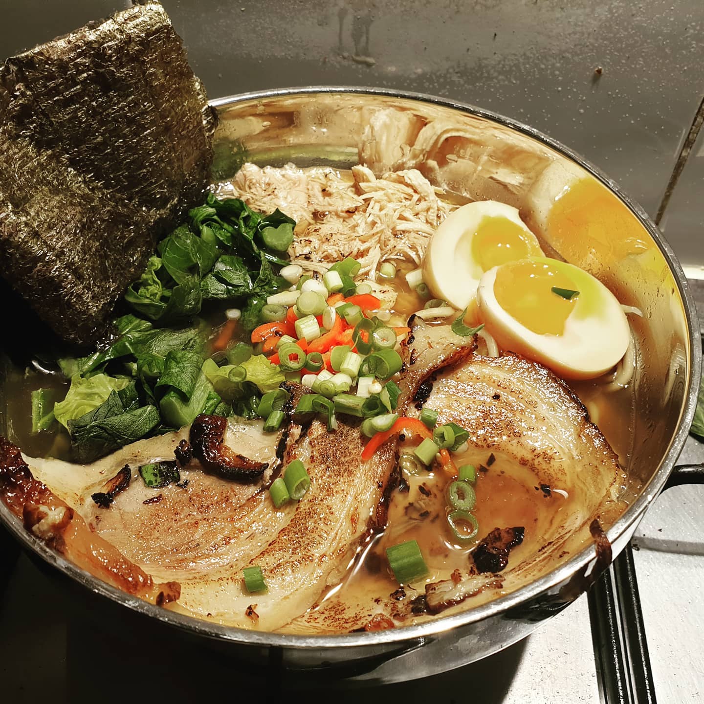 Shoyu ramen (3rd bowl).