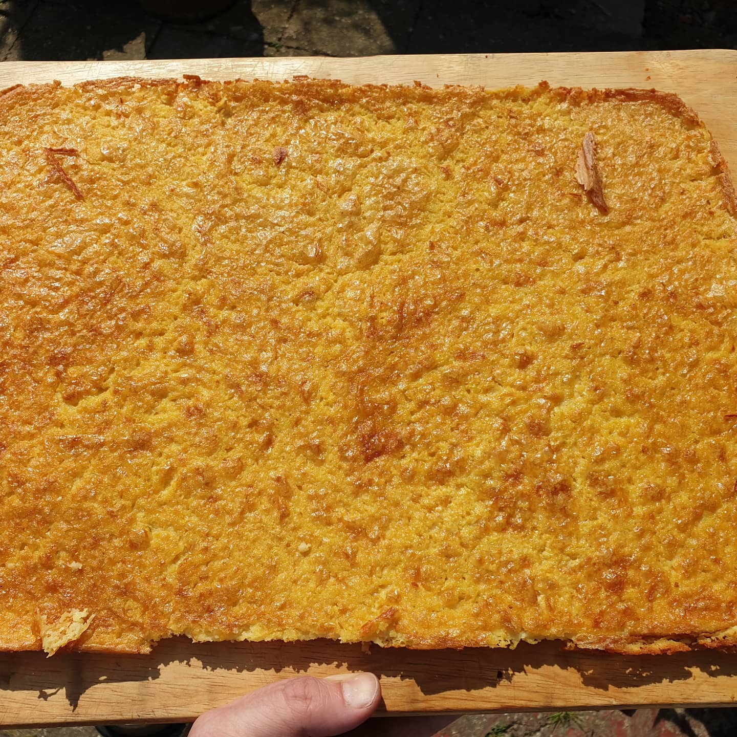 Farinata: Genovese chickpea flatbread.